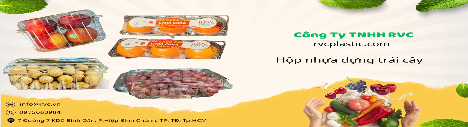 Hộp nhựa đựng trái cây