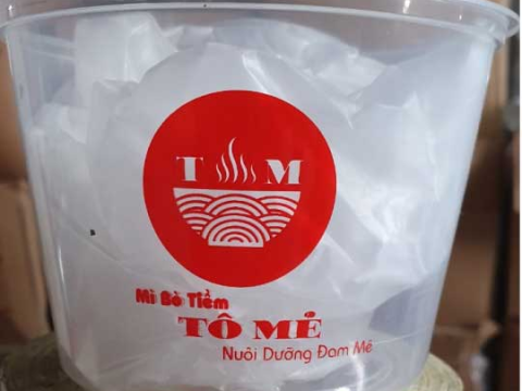 In hộp nhựa tròn đựng thực phẩm