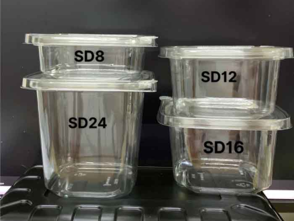 Hộp nhựa trong đựng bánh kẹo, mứt tết