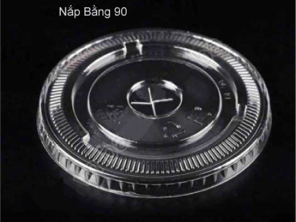 Nắp Nhựa Bằng Phi 90mm Dùng Cho Ly Giấy