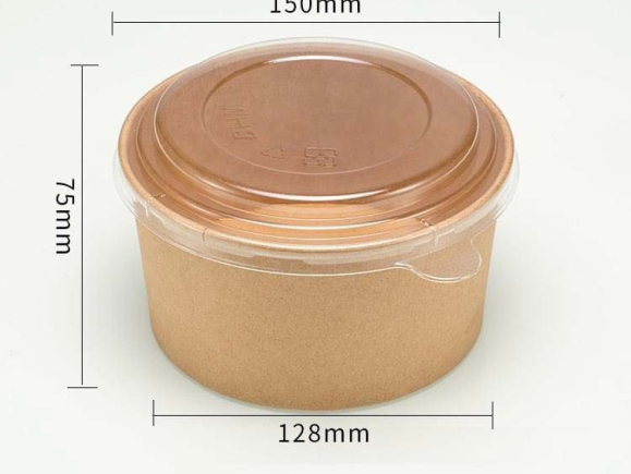 Tô giấy kraft nâu 1000ml